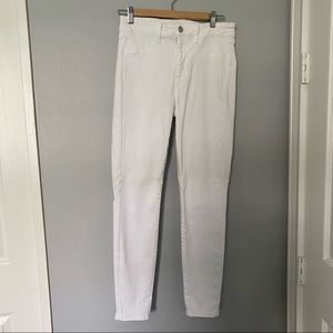 American Eagle White Skinny Jeans